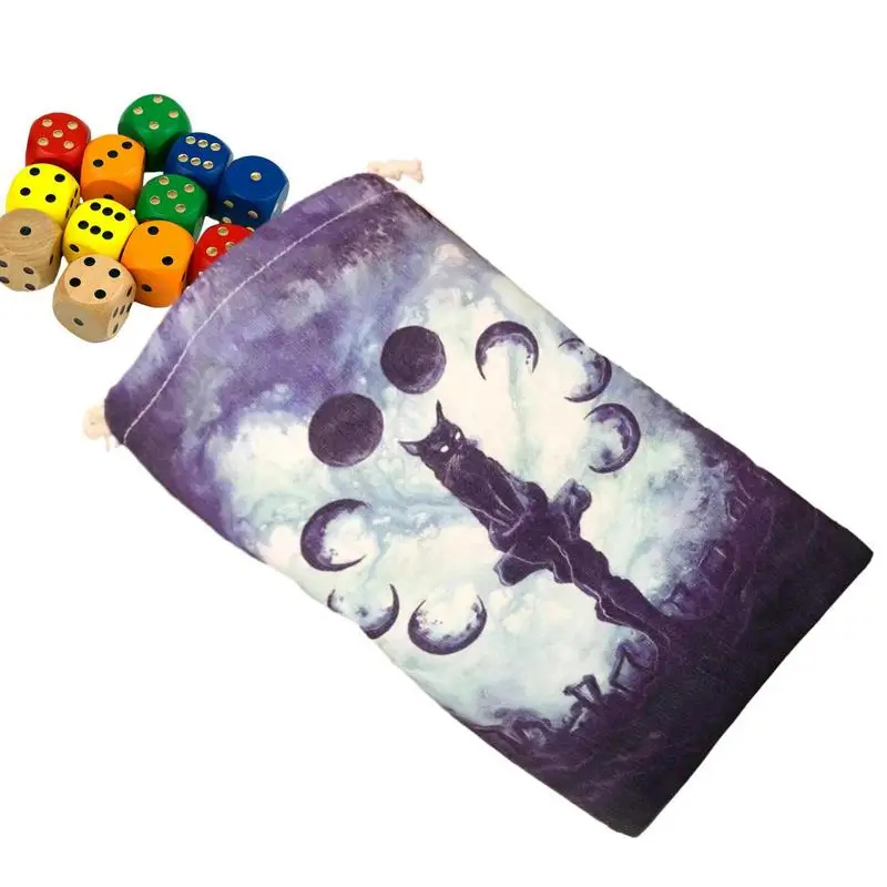 

Tarot Rune Bag Dice Card Bag Rune Tarot Pouch Board Game Drawstring Tarot Bag Dice Storage Bag Tarot Card Storage Bag Dice Bag