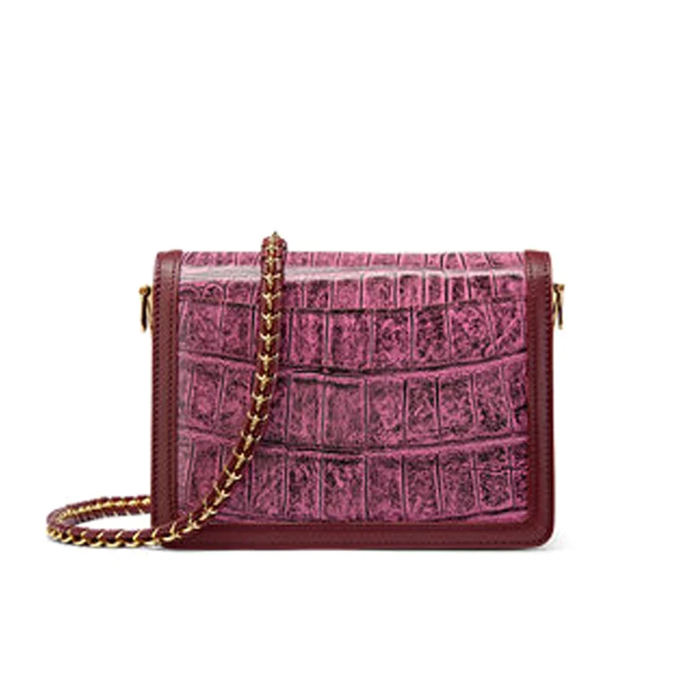 gete crocodile single shoulder Female women bag female crocodile female flap