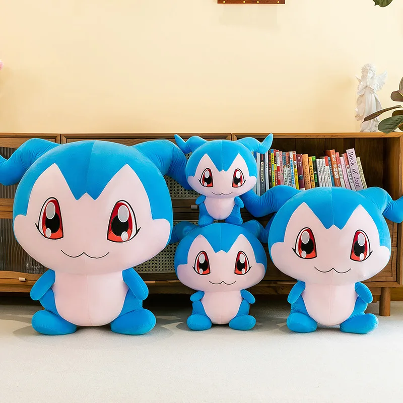 Anime Cartoon Chibimon Plush Doll Pillow – Decorative Ornament & Children's Birthday Gift