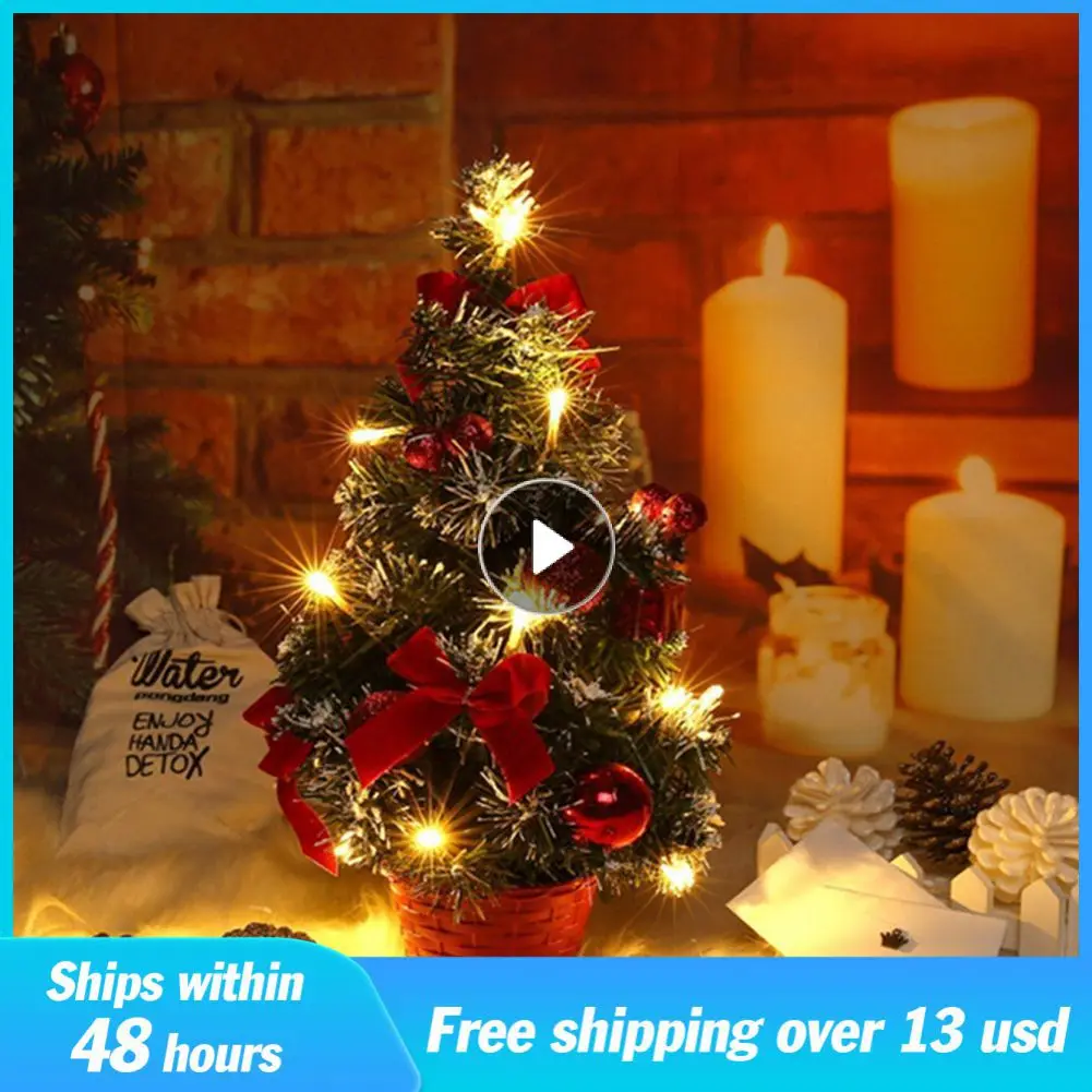 Mini Christmas Tree Festival Decoration Desktop Pine Christmas Tree Decoration New Year Party Gift 20cm 30cm 40cm christmas tree ornaments mini christmas tree