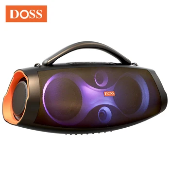 DOSS Portable Speaker Bluetooth 5.4 Powerful 120W Sound Punchy Bass Subwoofer Sound Box IPX6 Waterproof Outdoor Wireless Speaker 1