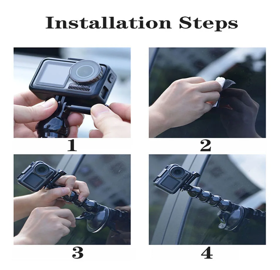 Mobile Phone Gopro Car Suction Cup Holder Hero 10/9/8/7/6 Action Camera Smart Phone Shooting Window Glass Flexible Bracket iphone stand