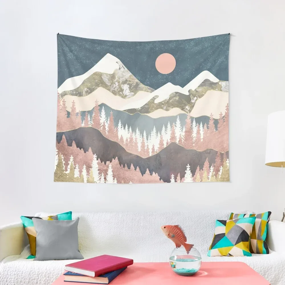 

Winter Peaks Tapestry Aesthetic Home Decor Room Decoration Korean Style Wall Deco Tapestry