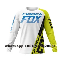 Camiseta de manga larga para ciclismo de montaña, Camiseta para ciclismo de descenso, ropa para Motocross Mx, 2022