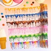 200cm/ Roll PET Washi Tapes Jam Chocolate Sauce Dripping Pattern Hand Scene Creative DIY Cup Photo Frame Photo Decoration Tape 3