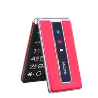 2.4" Dual Sim Card Elderly Big Push Button Flip Mobile Phone MP3 Unlocked Celular Torch 3800mah Clamshell CellPhone