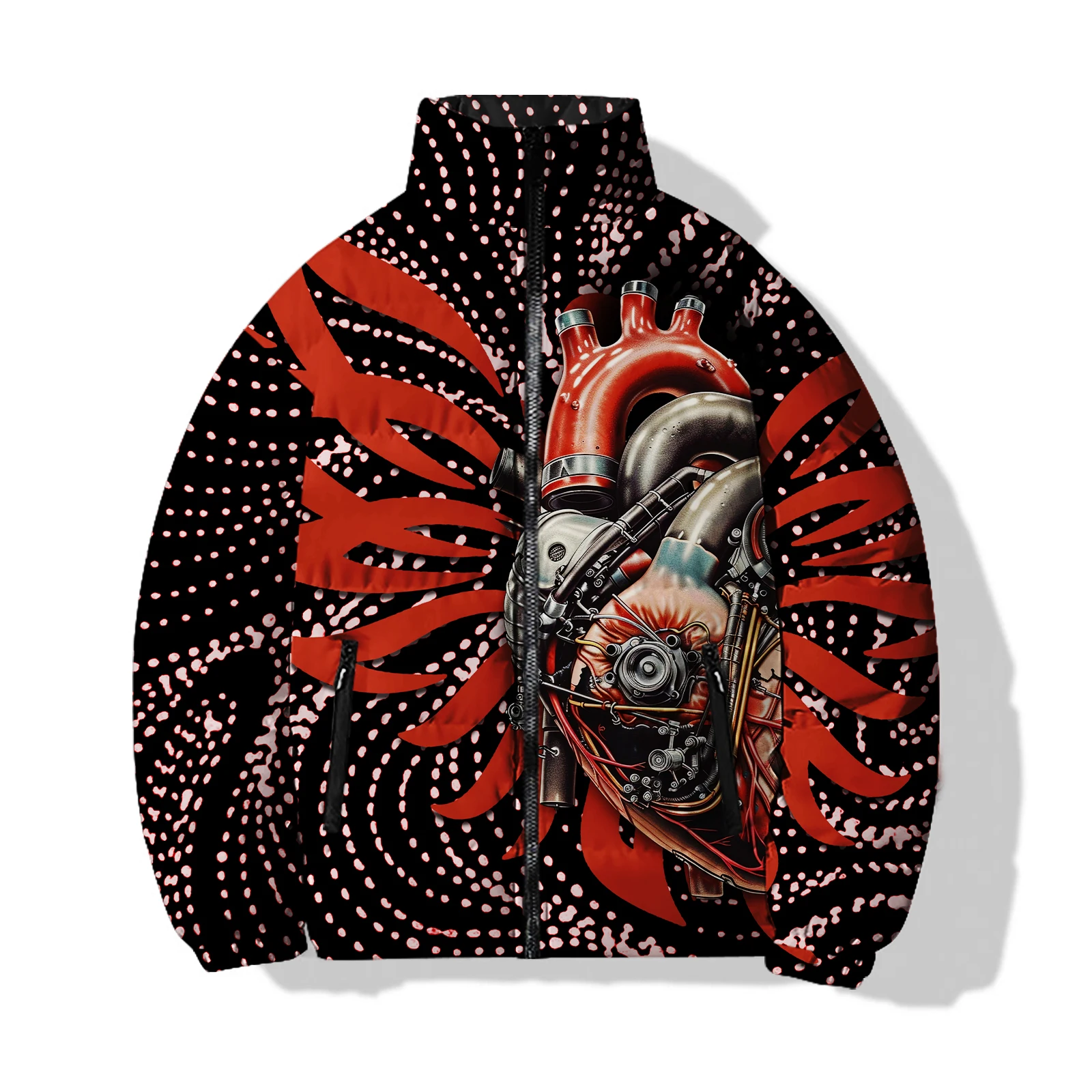 thumbnail image 1 of Abrigos de plumón modernos y nuevos, con relleno fresco y cálido para el invierno, ropa para hombre Heart Monster 2024, duradera, a la moda y asequible, 1 of 4