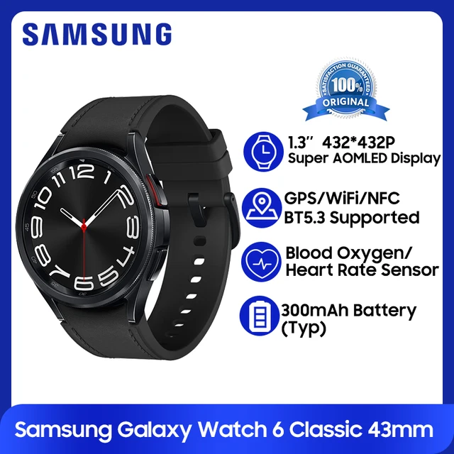 Samsung Galaxy Watch 6 Classic 43mm Nfc Smartwatch Lte Version 1 3 Super Amoled Display Gps.jpg
