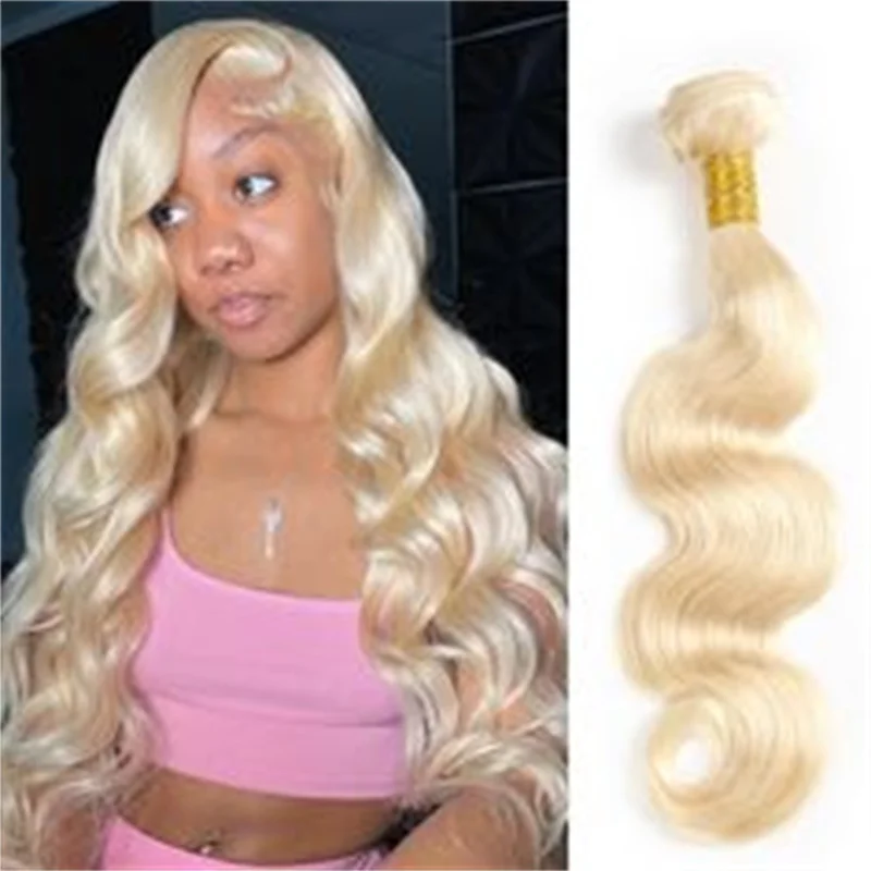 18 20 22 Inch Honey Blonde Body Wave Curly Brazilian Bundles Raw Hair Virgin Unprocessed Human Hair Extensions 1/3/4 Bundle