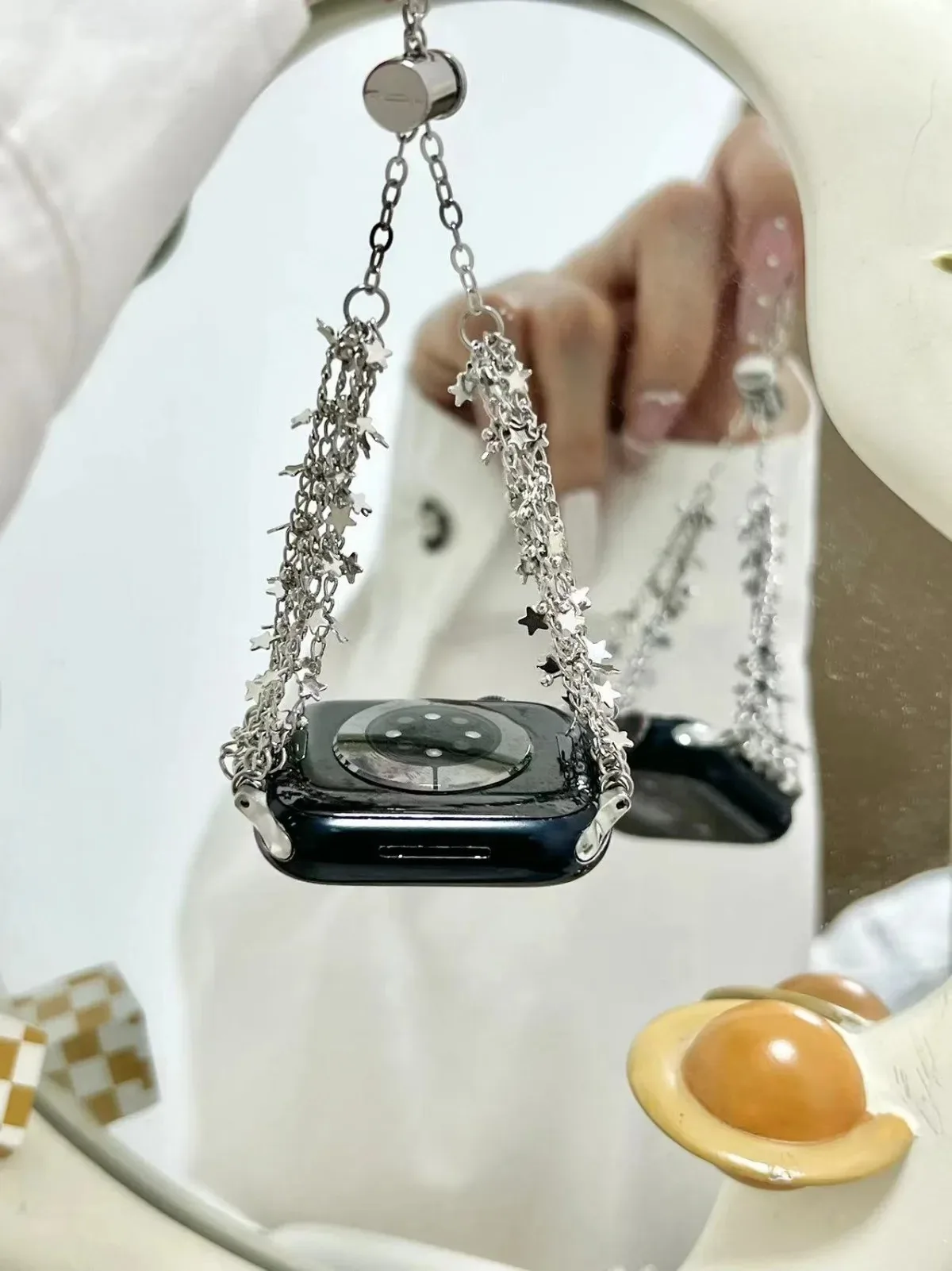 Cinturino per iWatch 42/44/45/46/49mm 38/40/41mm Cinturino per orologio in metallo alla moda per serie di orologi Ultra2 Serie 10/9/8/7/6/5/4/3/2/1_voghion.com