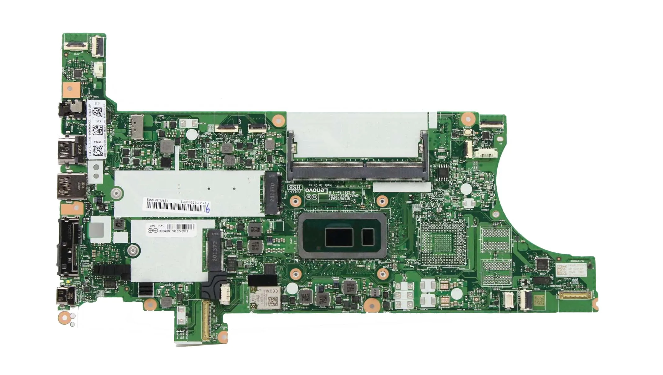 

5B20Z45913 для ThinkPad T14 Gen 1 T15 материнская плата I5-10210U 16G