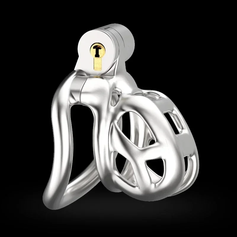 Penis Chastity Cage Chastity Lock Sex Toy Chastity Cage Accessory Penis Cock Ring 316 Stainless Steel Python 2 Style Male Chastity Cage Cock Cage Cobra Mamba Penis Ring Chastity Belt Sissy BDSM Sexto