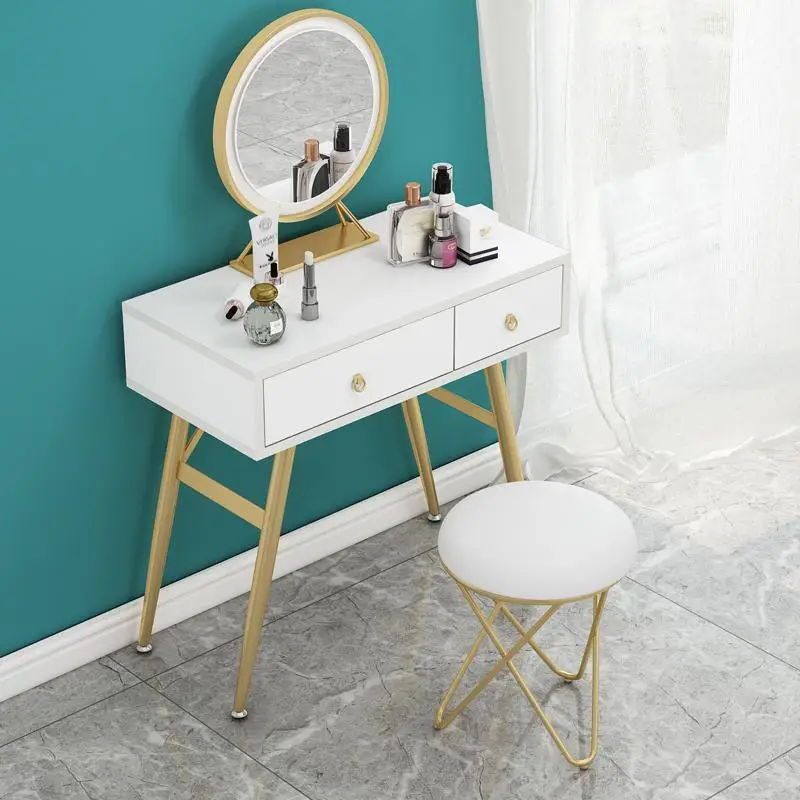 Dresser Stool Net Red Makeup Stool Simple Modern Nail Chair Girls Bedroom Home Round Makeup Chair