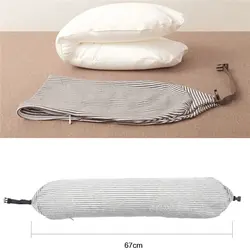 U Shaped Neck Pillows Soft Travel Massage Waist Pillow Japanese Foam Particle Sleeping Airplane Pillow Cervical Healthcare