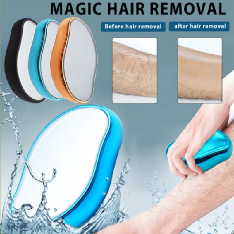 HOT Painless Epilator Crystal Physical Hair Removal Eraser Glass Hairs
