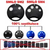 2PCS NICE SMILO SM2 SM4 Gate Remote Control433MHz Rolling Code For SMXI SMX2R SMX2 SMXIS OXI OX2 Receiver Controller Motor 3