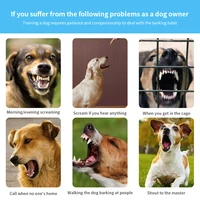 Dog Training Collar Automatic Anti Bark Dog Collar Type-C Rechargeable Dog Trainer Electric Shock Vibration Buzzer Waterproof 3