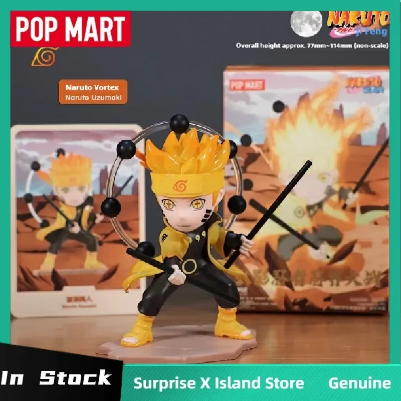 Original Popmart Naruto Anime Figure Ninja World War Series Blind