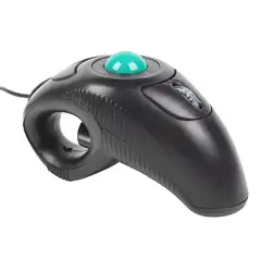 Ergonomic Silent Trackball Mouse with Wireless and Wired Options (2 Wired Mouse)