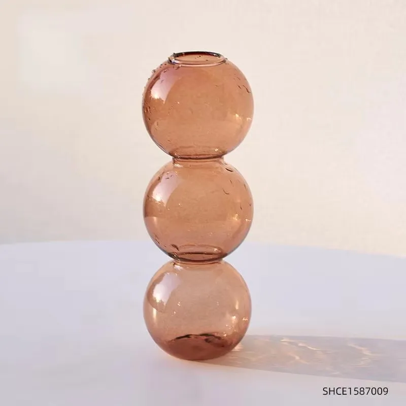 Nordic Glass Vase Decorative Home Accessory & Gift