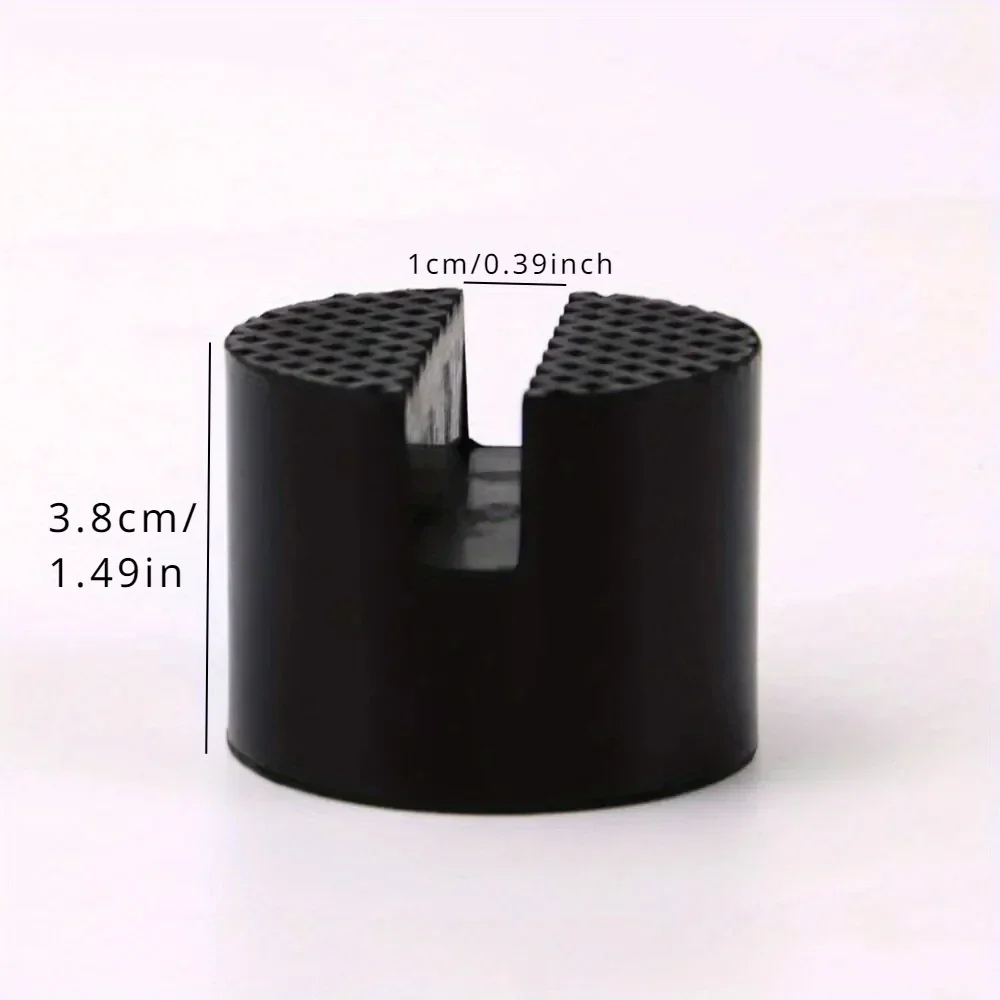 1PC Universal Jack Rubber Support Pad Durable Wear Resistant Car Slotted Frame Rail Floor Socket Adapter Lifting Rubber Pad