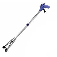 Garbage Picker Gripper With 360 ° Rotating Clip Trash Grabber Pick Up Tools 80cm Lightweight Foldable Gripper Extender Hand Tool 2