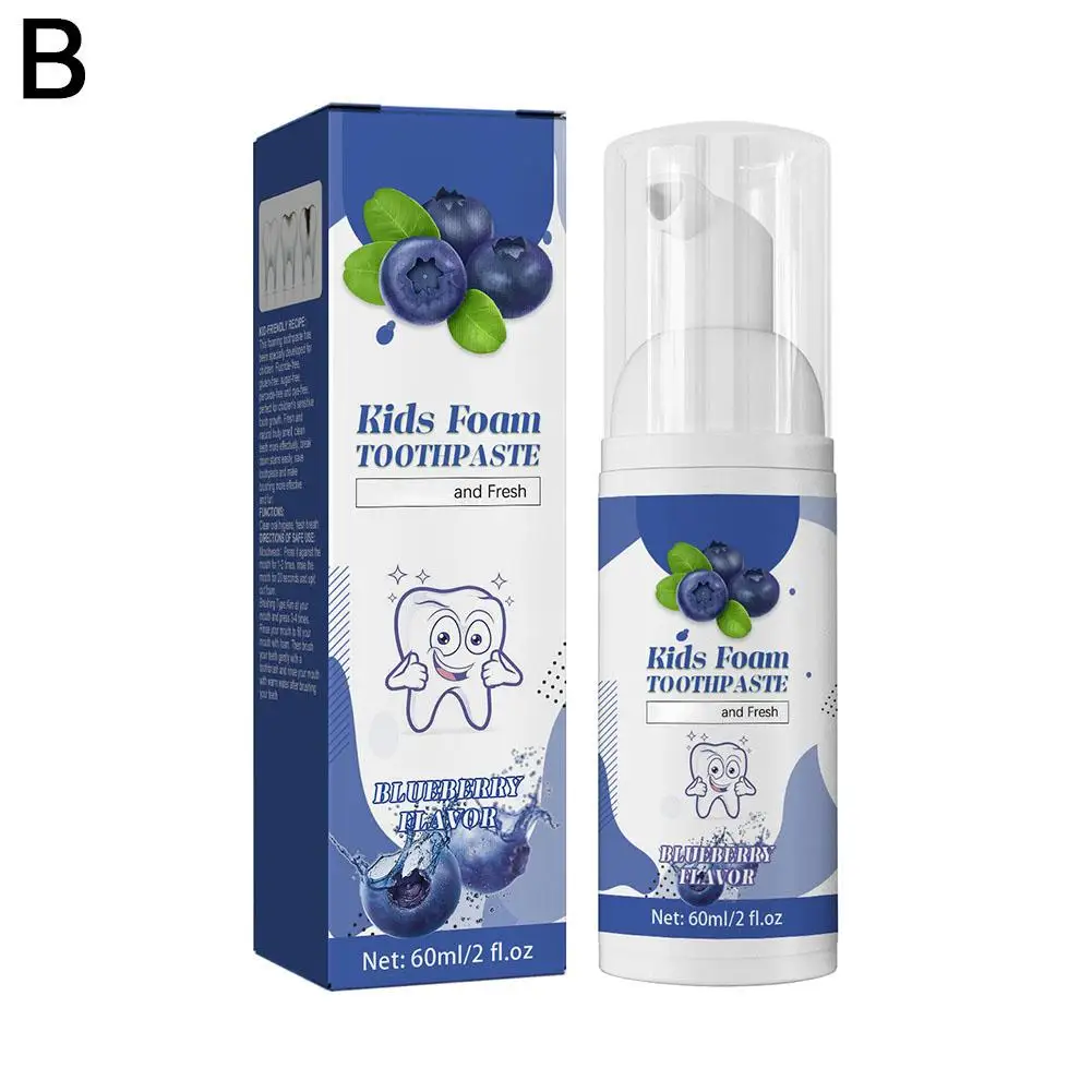 Children's Toothpaste Cavity Tooth Prevention Repair Whit-ening Decay Remove Bad Breath Foam Stain Cleansing Dental Toothpa T8E6