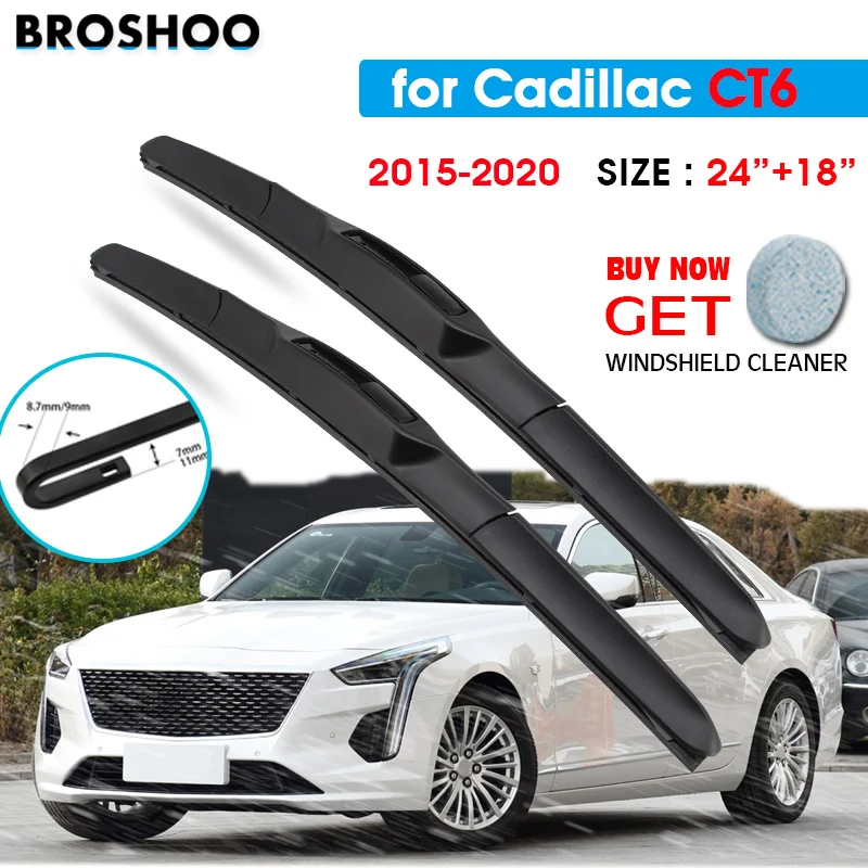 CarWiperBladeForCadillacCT6241820152020AutoWindscreen