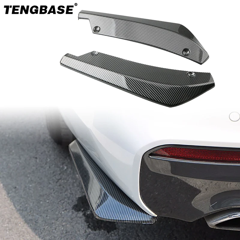 

Car Rear Bumper Strip Lip Winglets Side Skirt Extension Spoiler Diffuser Splitter Scratch Protector Universal Car Accessories