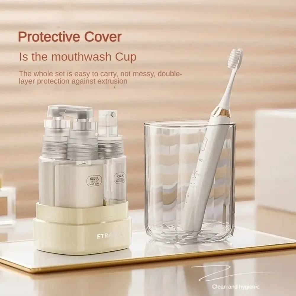 

Удобные дорожные многоразовые бутылочки 5 в 1, набор герметичных бутылочек для лосьона 35 мл, пустой органайзер для лосьона, набор бутылочек с распылителем для путешествий