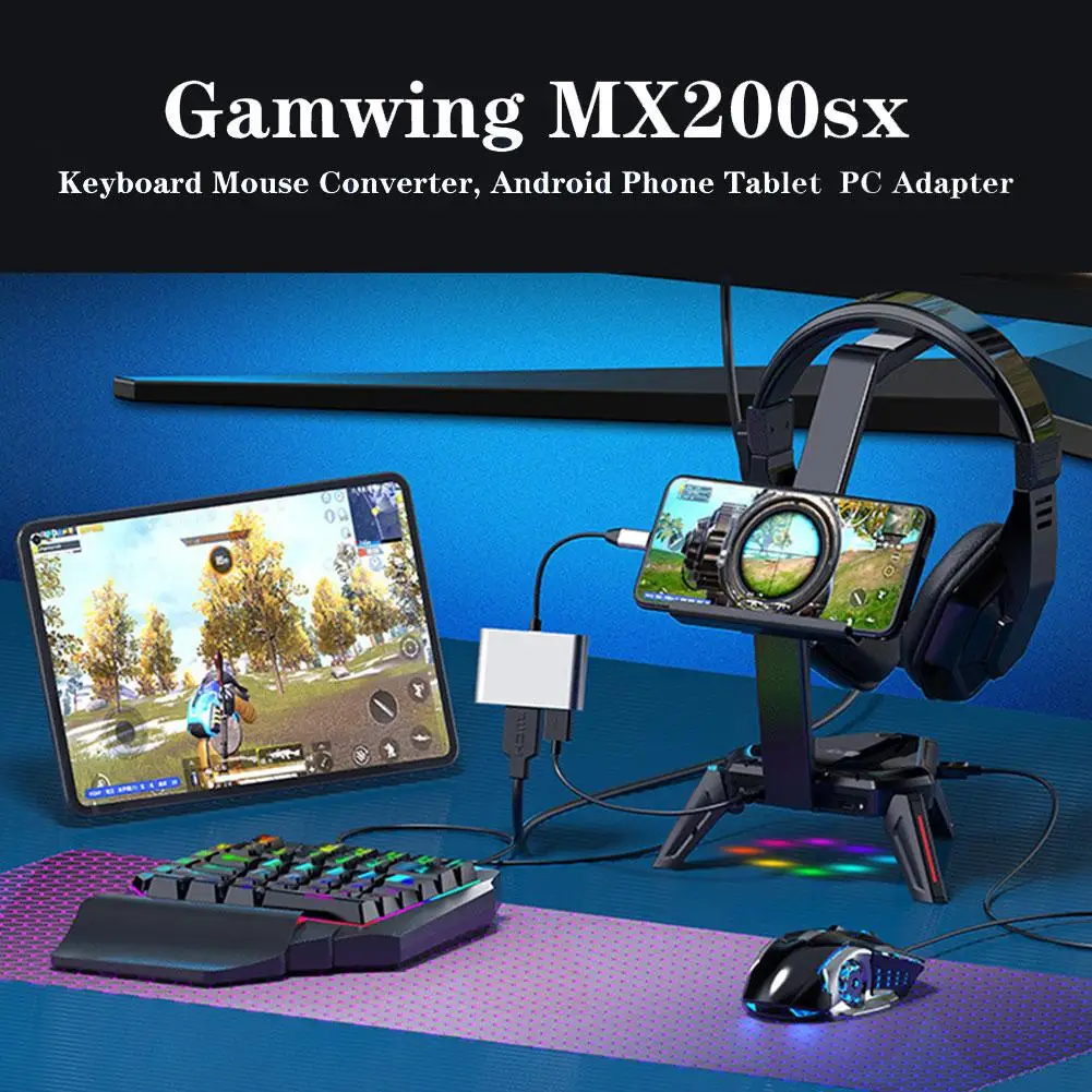 Gamwing Mix SE Elite Mouse Keyboard Comverter for Android Mobile PC Games Controller Keyboard Bluetooth Magic Scorpion Converter
