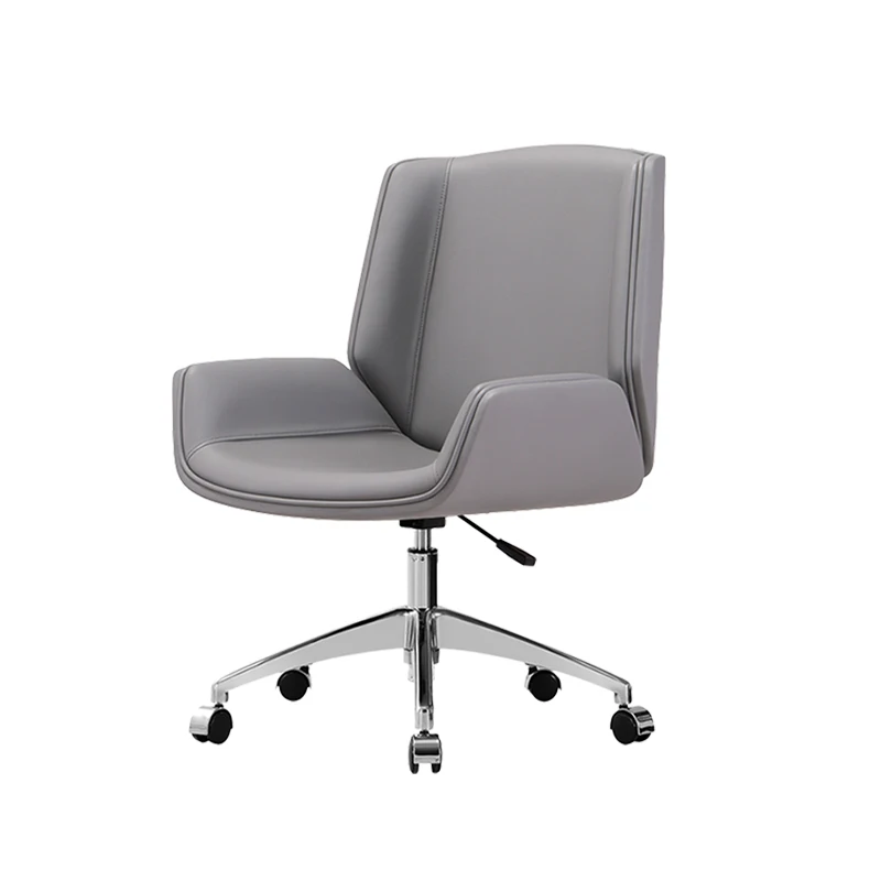 High Quality Leather Office Chair ,Comfortable Home Backrest Learning Chair, Study Computer Chair, Conference Room Swivel Chair