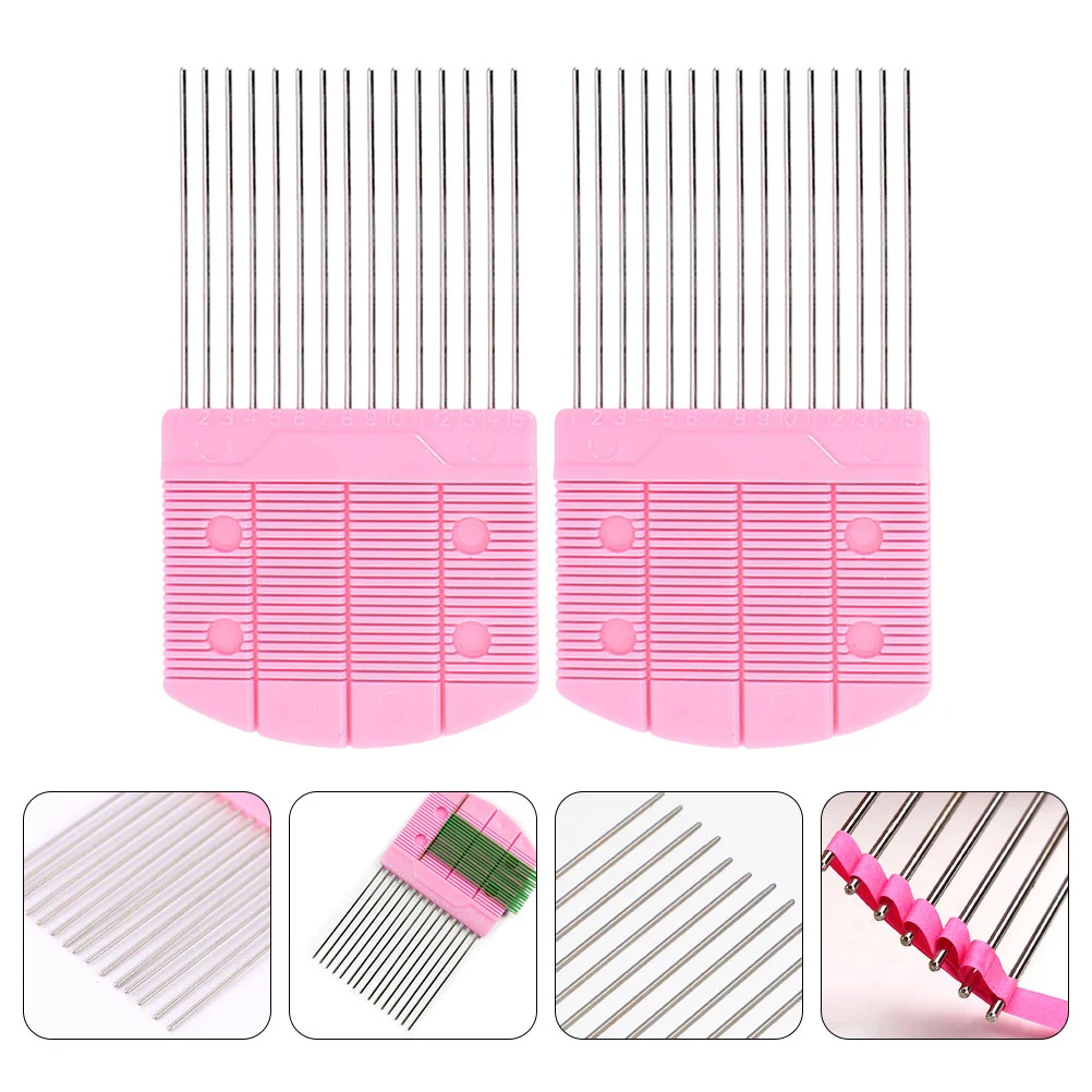 

2 Pcs Tools Paper Rolling Comb Quilling Combs Craft Supplies Paper- Knitting Machine