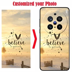 Customized DIY Silicone Soft Phone Cases for X200 Pro Mini 5G (Black Silicone)