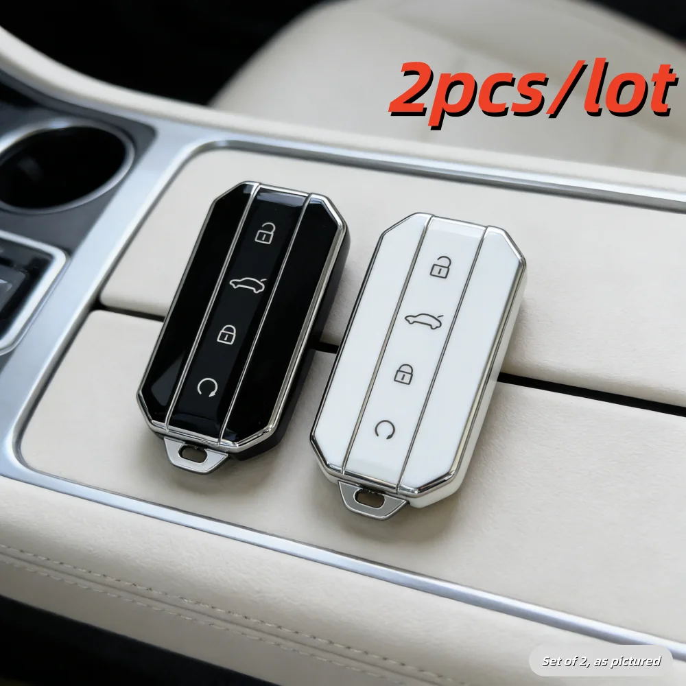 Premium Car Key Case Covers - Set of 2, Compatible with Select Models