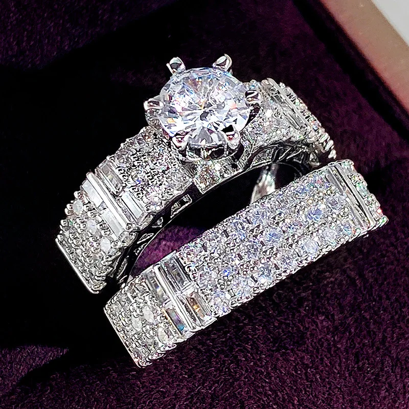 925 Sterling Silver Art Deco Bridal Engagement Ring at best price in Surat
