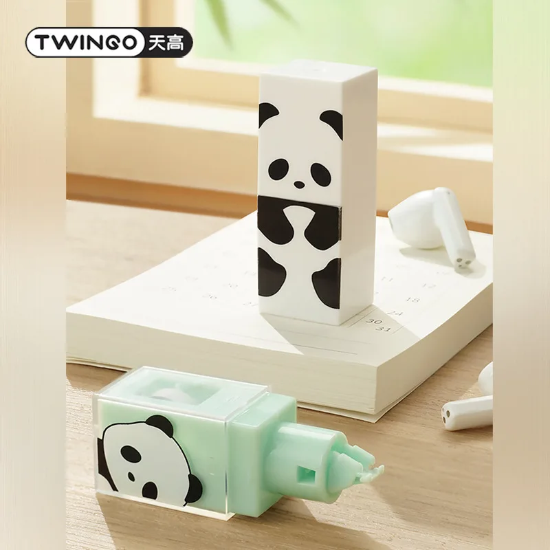 Panda Animals Lipstick Shape White Out Correction Tape Portable Promotional Stationery