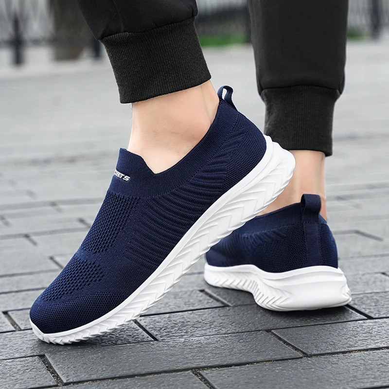 Men Shoes Lightweight Sneakers Men Fashion Running Shoes Breathable Slip On Wear-resistant Men Sneakers Zapatillas Hombre Best Sellers In Shoes
