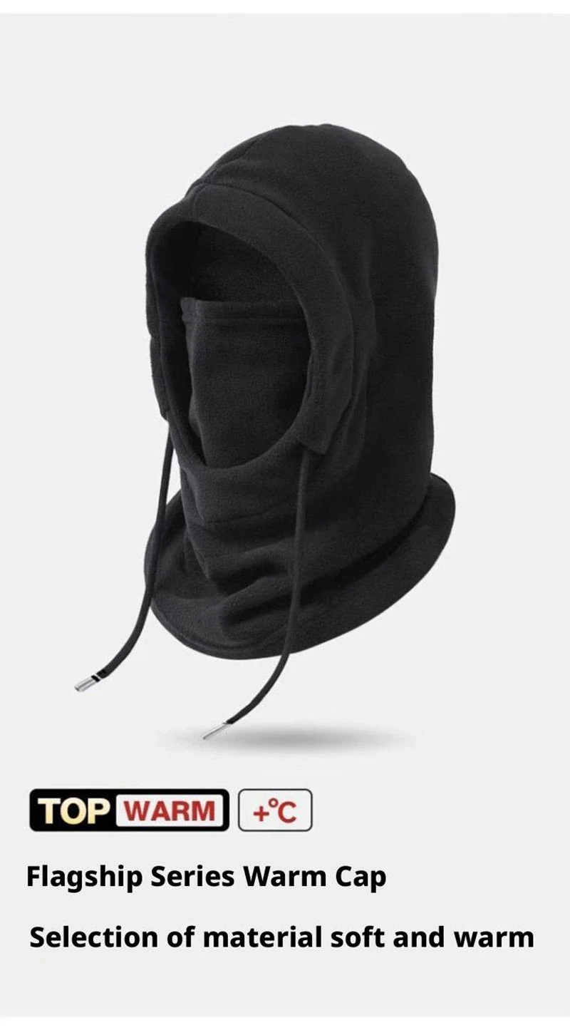 Description Picture 2 of itemWinter Thermal Neck Warmer Outdoor Balaclava Scarf Windproof Keep Warm Face Mask for Skiing Cycling Snood Hood Hat Wholesales