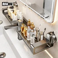 Bathroom Storage Suction Cup Shelves