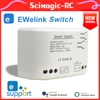 1/2/4CH eWeLink WIFi Relay Smart Home Switch 12V 24V 220V RF 433 MHz Remote Control Receiver For Garage Door Access Alexa Google 1