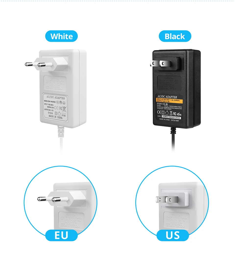 Description Picture 5 of itemAC100-240V Lighting Transformers DC24V 2A 3A LED Power Supply Charger 48W 72W LED Driver Power Adapter For Led Strip Light