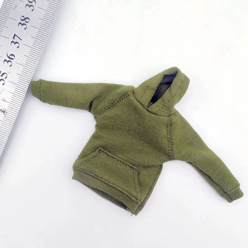 

Зеленые фигурки героев масштаба 1/12, свитер, худи, одежда, модель, подходит для 6 дюймов Tbl SHF, куклы, игрушки