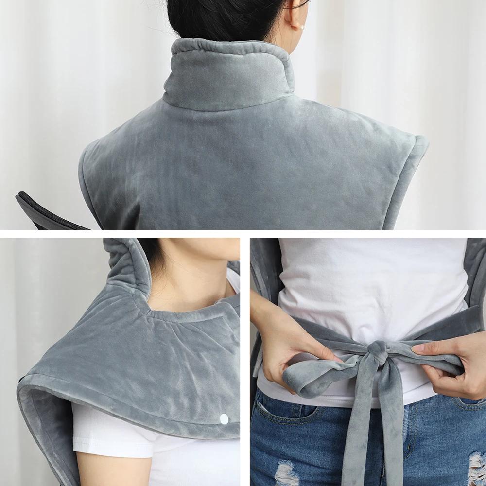 Electric Heating Pad Wrap Vest for Neck and Shoulders