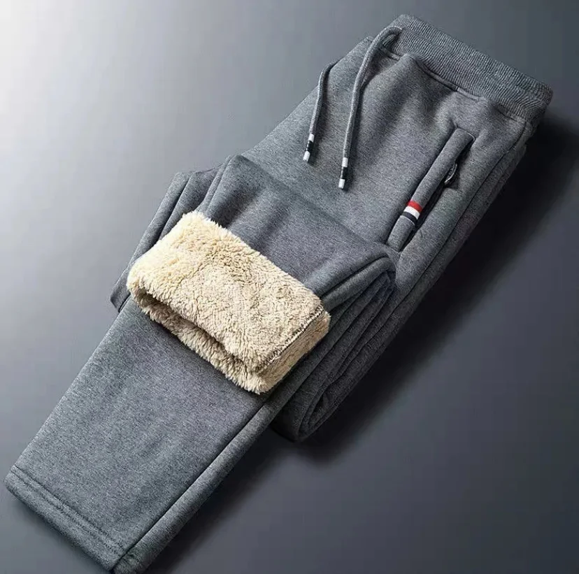 Red Label dark gray straight [lambswool] High quality