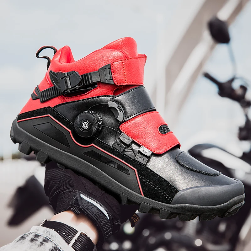 

Motorcycle Boots Riding High Top Motorcross Off-road Racing Shoes Male Rider Motocross Equipment Shoes
