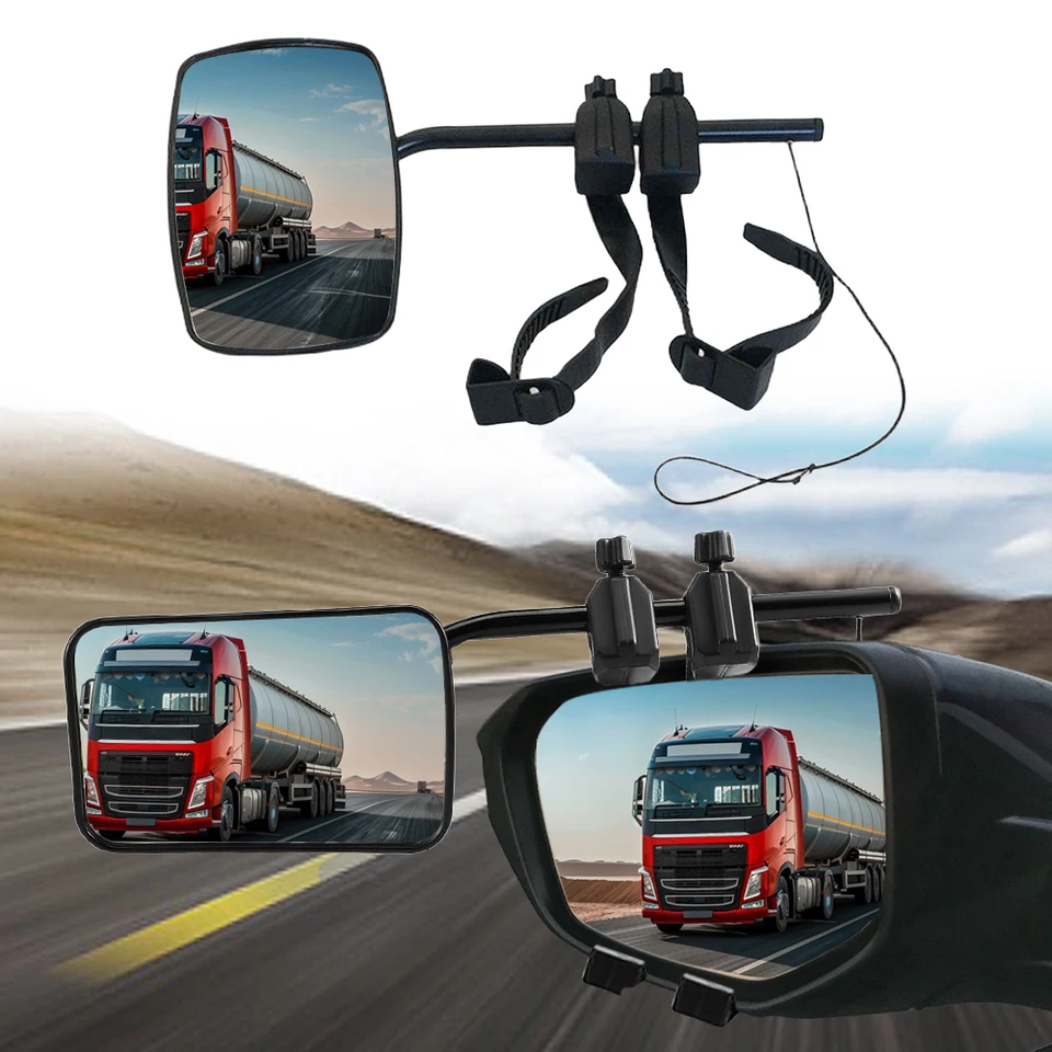 6 Parapioggia Per Specchietti Retrovisori Auto - Universali, In ABS Nero - Proteggono Da Pioggia E Riflessi Solari