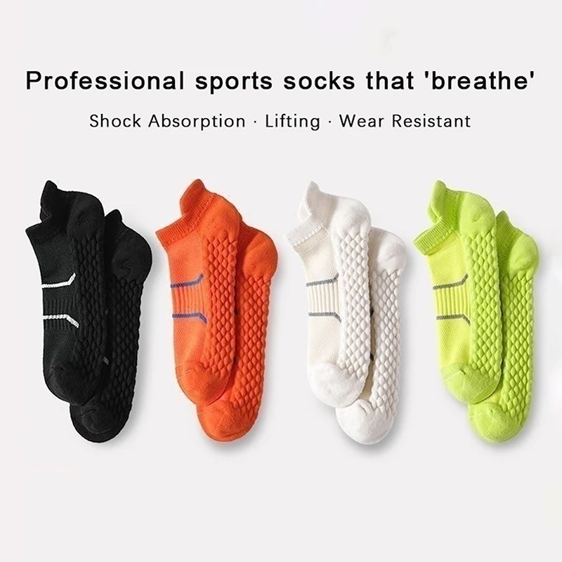 

High-Quality Sports Socks Running Basketball Football Cycling Tennis Ski Women's Socks Anti Slip Breathable Moisture