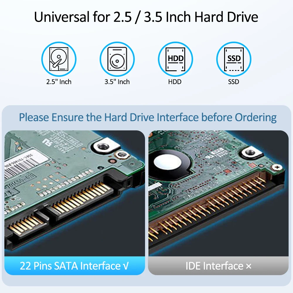 Sata to Usb Adapter Cable ELECTOP USB to SATA 3.0 2.0 to M.2 NGFF Converter for 2.5/3.5 Inch SSD HDD Hard Drive External adaptador