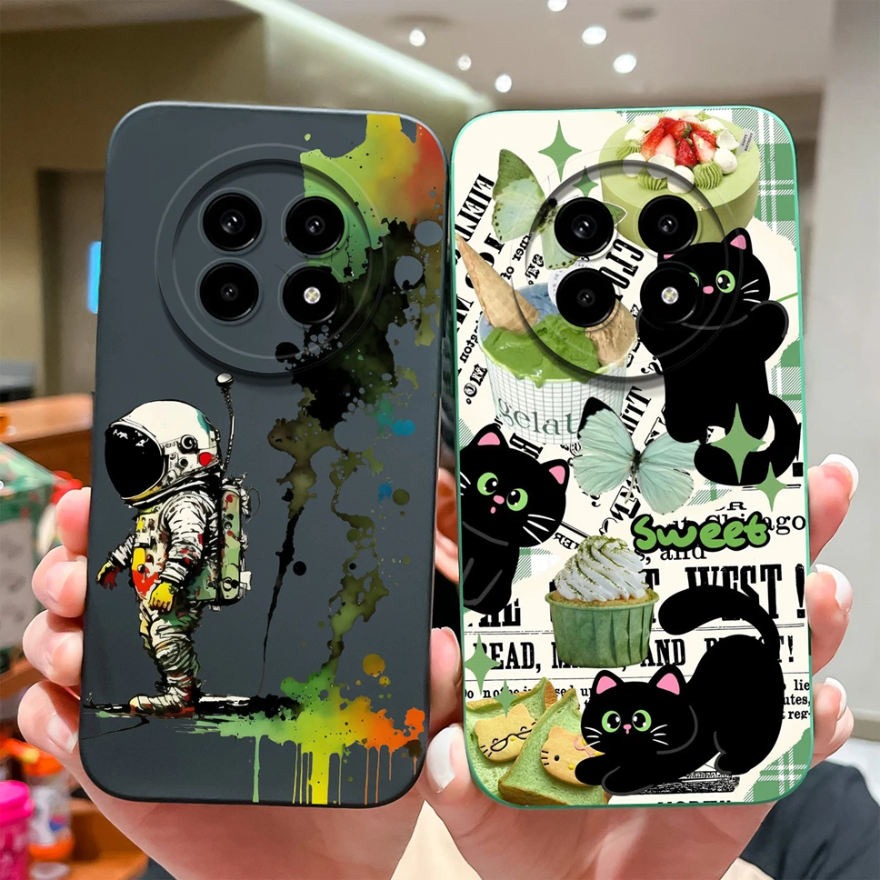Fashion Aesthetic Style Soft Silicone Shockproof Protective Phone Case - Anti Slip Back Cover